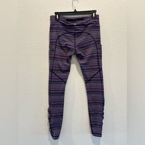 Lululemon Speed Tight IV Space Dye Twist Ultra Violet multi black purple